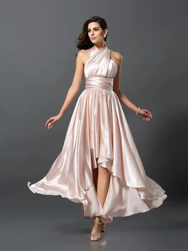 Charming Sleeveless High Low Bridesmaid Dresses - Image 3
