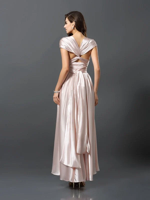 Charming Sleeveless High Low Bridesmaid Dresses - Image 41