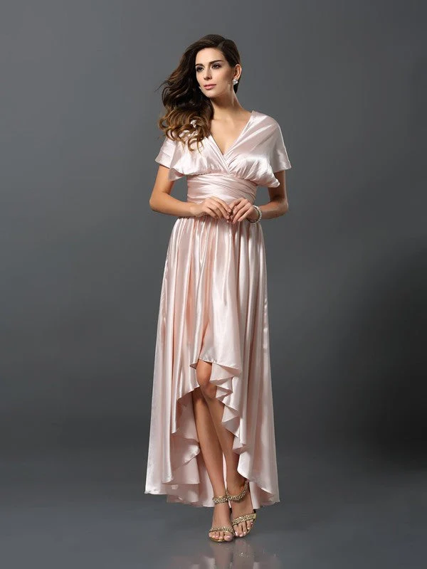 Charming Sleeveless High Low Bridesmaid Dresses - Image 7