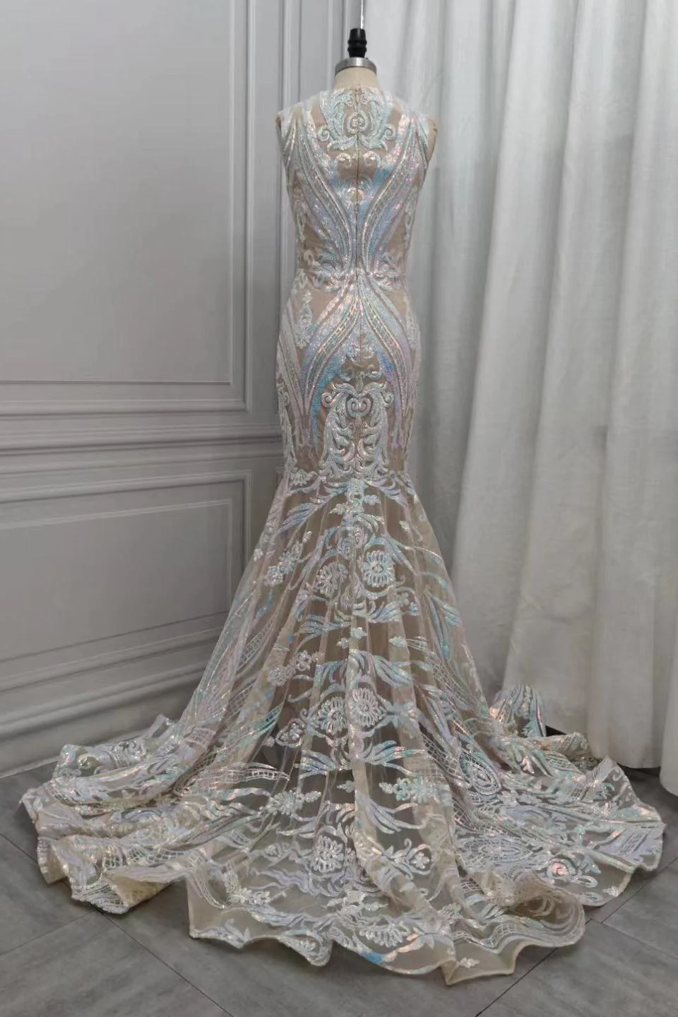 Chic Sequins Mermaid Prom Dresses Sparkle Evening Dresses On Sale - Image 2