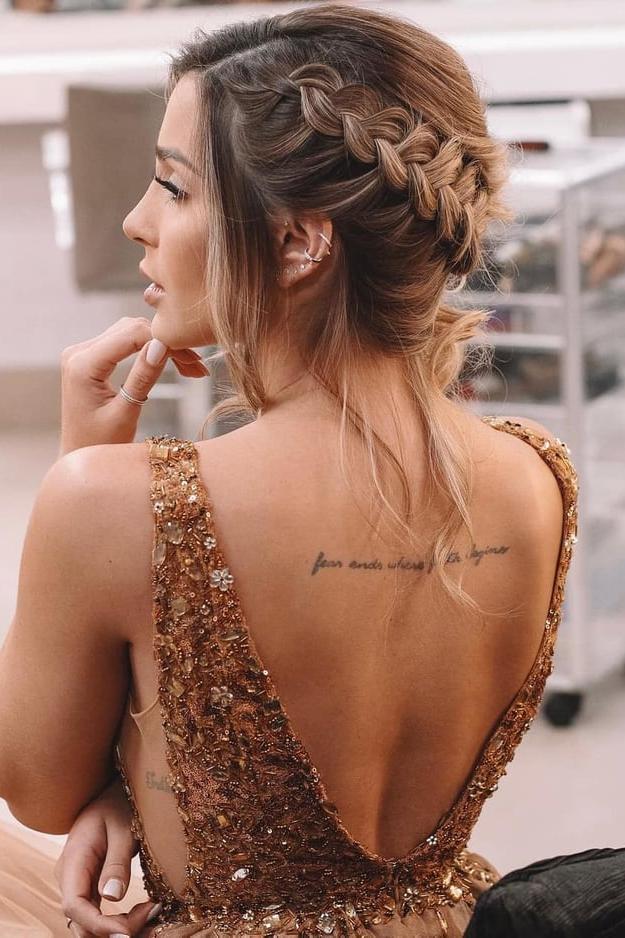 Chic Front Slit Deep V-neck Prom Party Gowns| Sleeveless Beading Ruffles Long Prom Party Gowns - Image 3