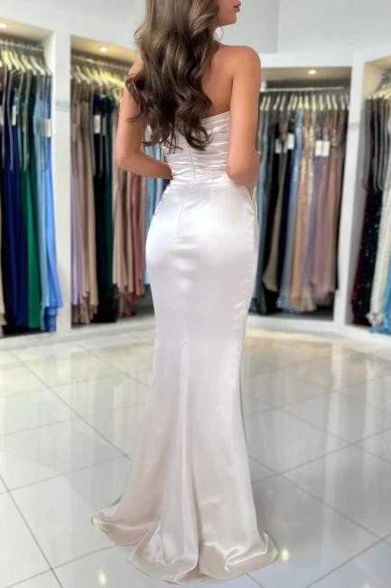 Elegant sweetheart Sleeveless Prom Dresses Front Split Long - Image 2