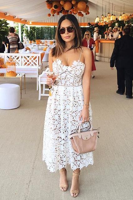 Chic White Spaghetti Strap Princess Summer Homecoming Dresses - Image 3