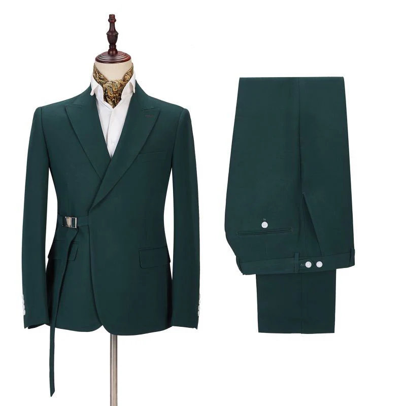Classy Peaked Lapel Bespoke Prom Suits Online - Image 2