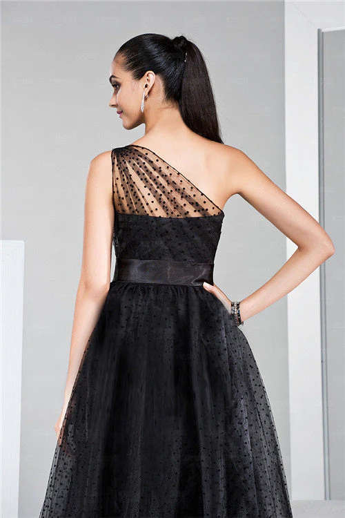 Empire asymmetrical ankle length modest backless mother's dress - Image 2