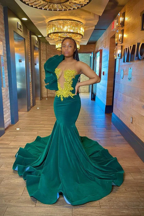 Fabulous Long Sleeveless Meimaid Prom Dress With Beading - Image 3