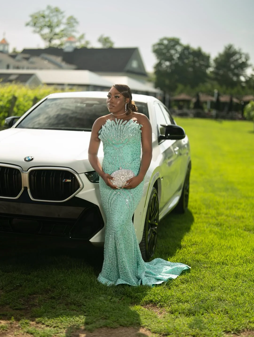 Glamorous Mint Strapless Sleeveless Mermaid Prom Dresses Column Long With Gem - Image 5