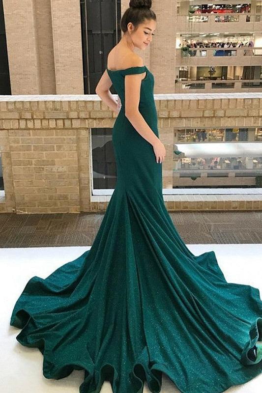 Gorgeous One-shoulder Applique Prom Dresses Long Sleevess Side Slit Chic Evening Dresses with Belt - Image 3