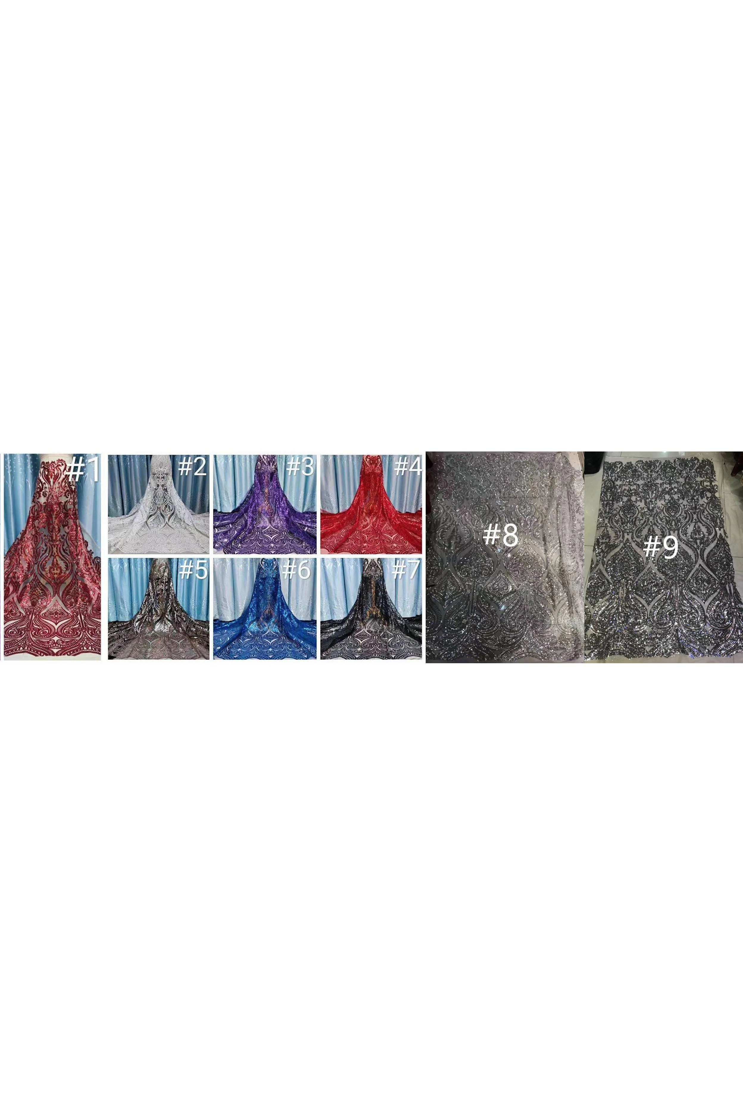 Gorgeous Spaghetti Straps Front Slit Sequins Mermaid Prom Dresses - Image 2
