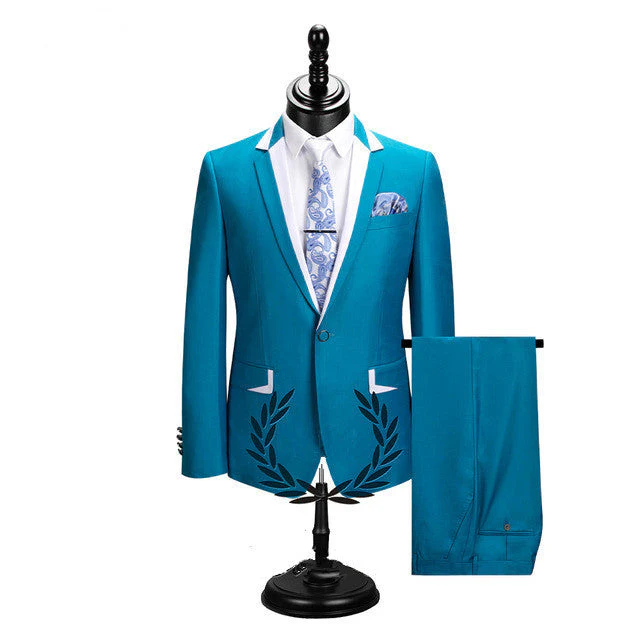 Classy Notched Lapel Best Fitted Men Suits for Prom - Image 2