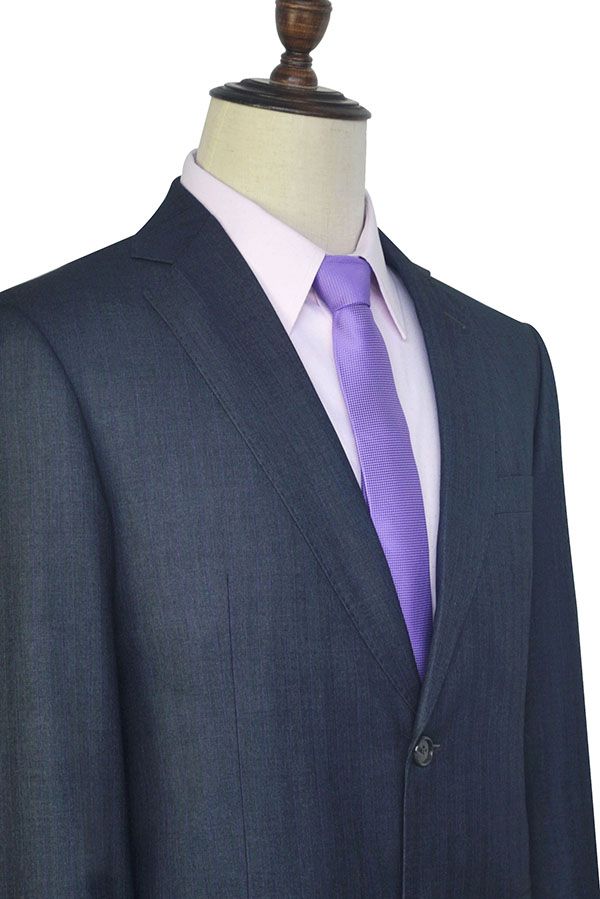 Julio Dark Grey Stripe Pattern Mens Suits for Formal - Image 4