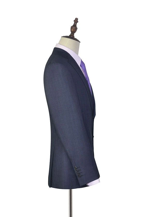 Julio Dark Grey Stripe Pattern Mens Suits for Formal - Image 5