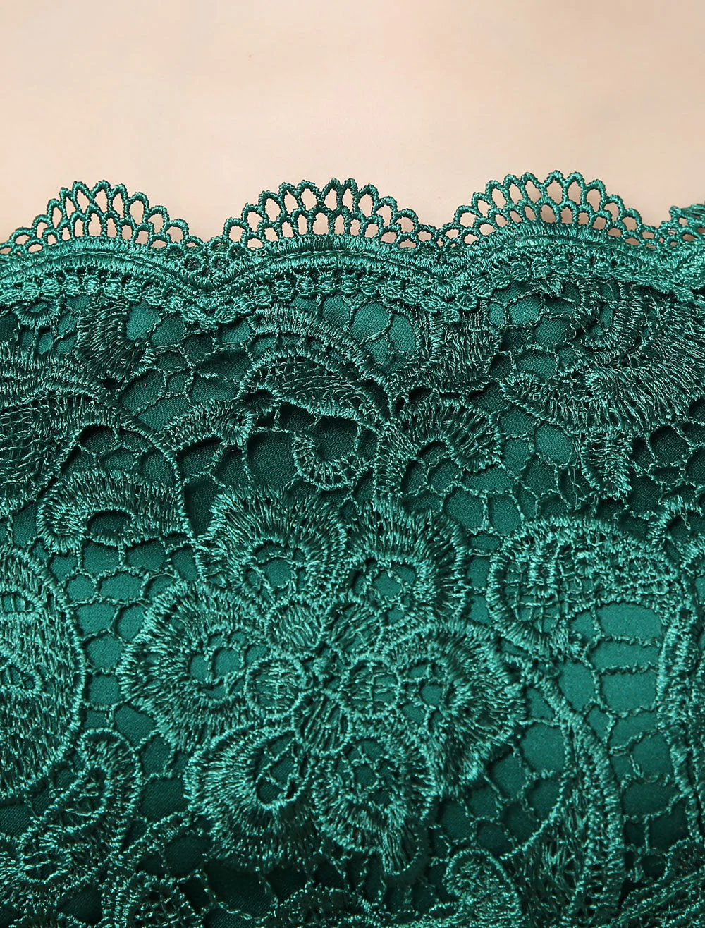 Stunning Lace Evening Dress Off The Shoulder Mermaid Party Dress Dark Green Half Sleeve Maxi Occasion Dress wedding guest dress - Image 7