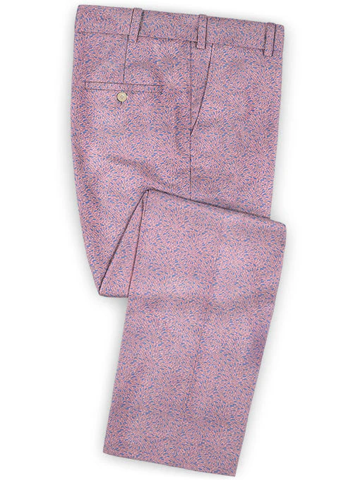Lavender Slim Fit Prom Outfits Men Suits Designer Two Pieces Jacquard - Image 3