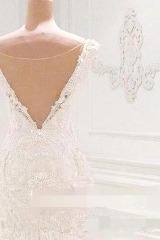 Luxurious Off the Shoulder Mermaid Wedding Dress New Arrival Lace AppliquesBridal Gowns - Image 4