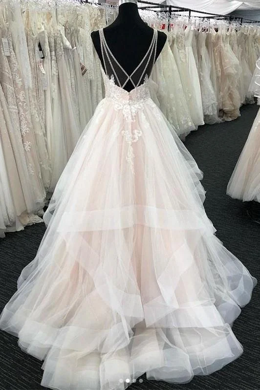 Luxurious lace Princess Wedding Dress With Ruffles - Image 2