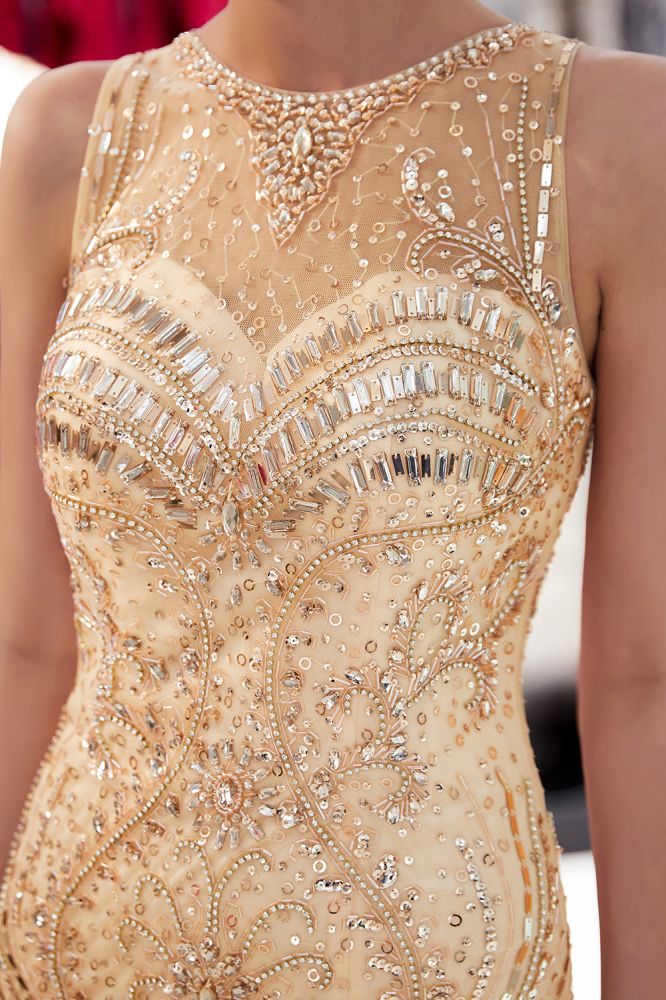 MARVEL Mermaid Sleeveless Long Evening Dresses with Gorgeous Beading - Image 12