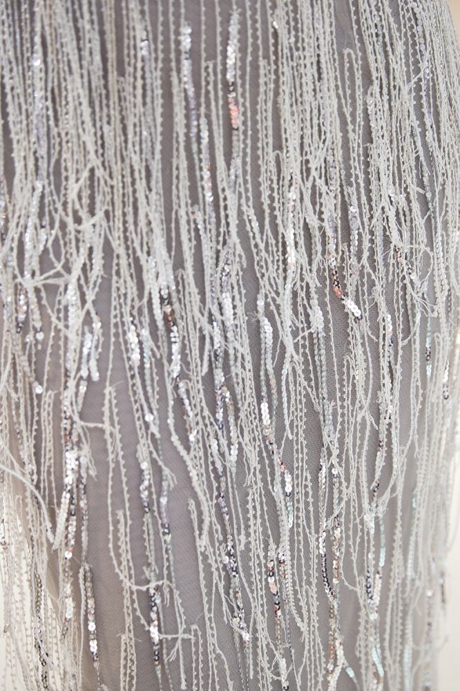 MARY Mermaid Deep V-neck Sleeveless Tassel Beading Party Dresses - Image 8