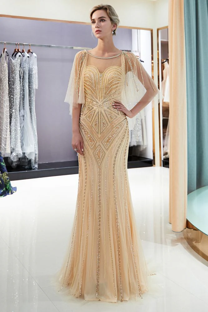 MAXINE Mermaid Sweetheart Illusion Neckline Sequins Beading Evening Dresses - Image 10