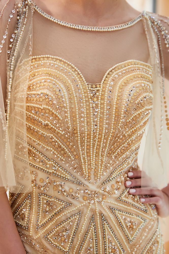 MAXINE Mermaid Sweetheart Illusion Neckline Sequins Beading Evening Dresses - Image 16