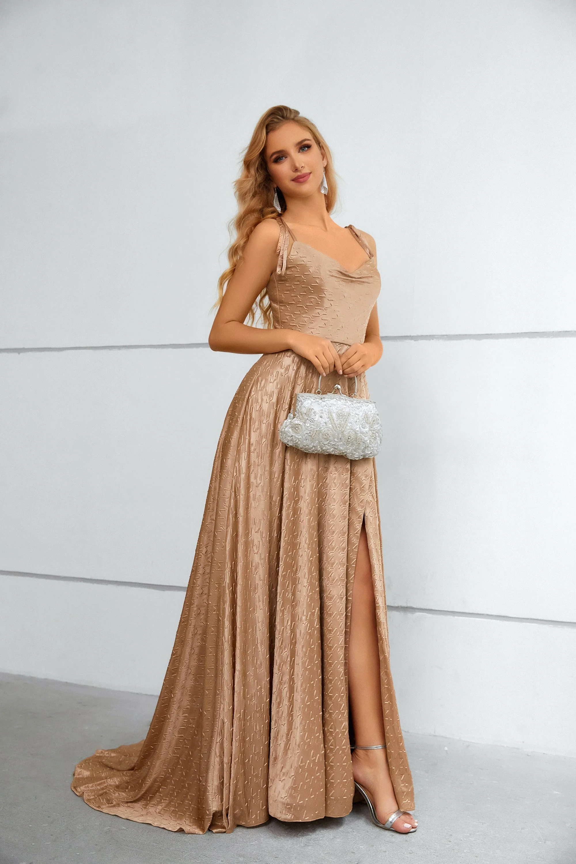 Mermaid High Split Sweetheart Spaghetti strap Floor-length Sleeveless Backless Prom Dresses - Image 12