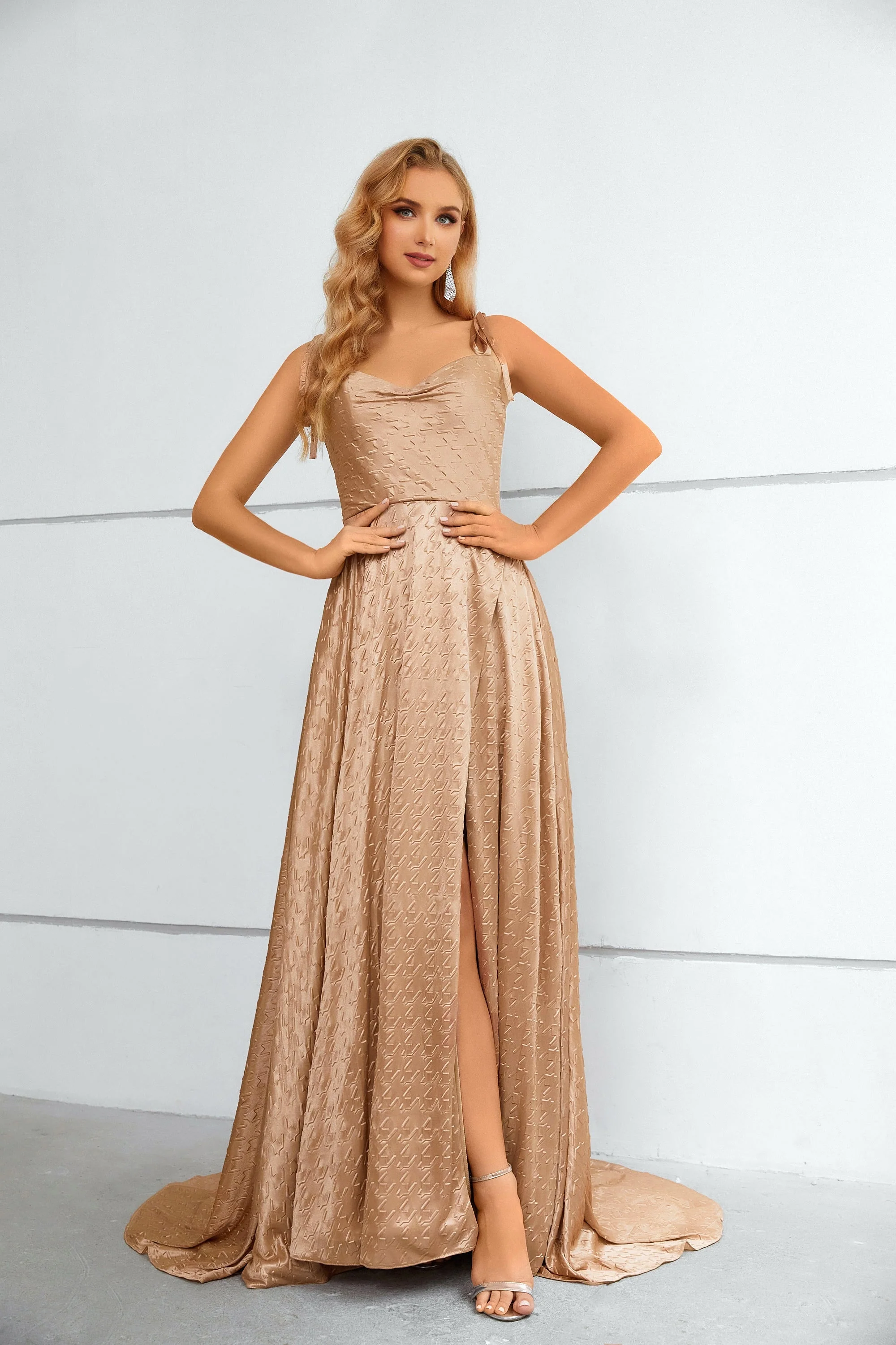 Mermaid High Split Sweetheart Spaghetti strap Floor-length Sleeveless Backless Prom Dresses - Image 7