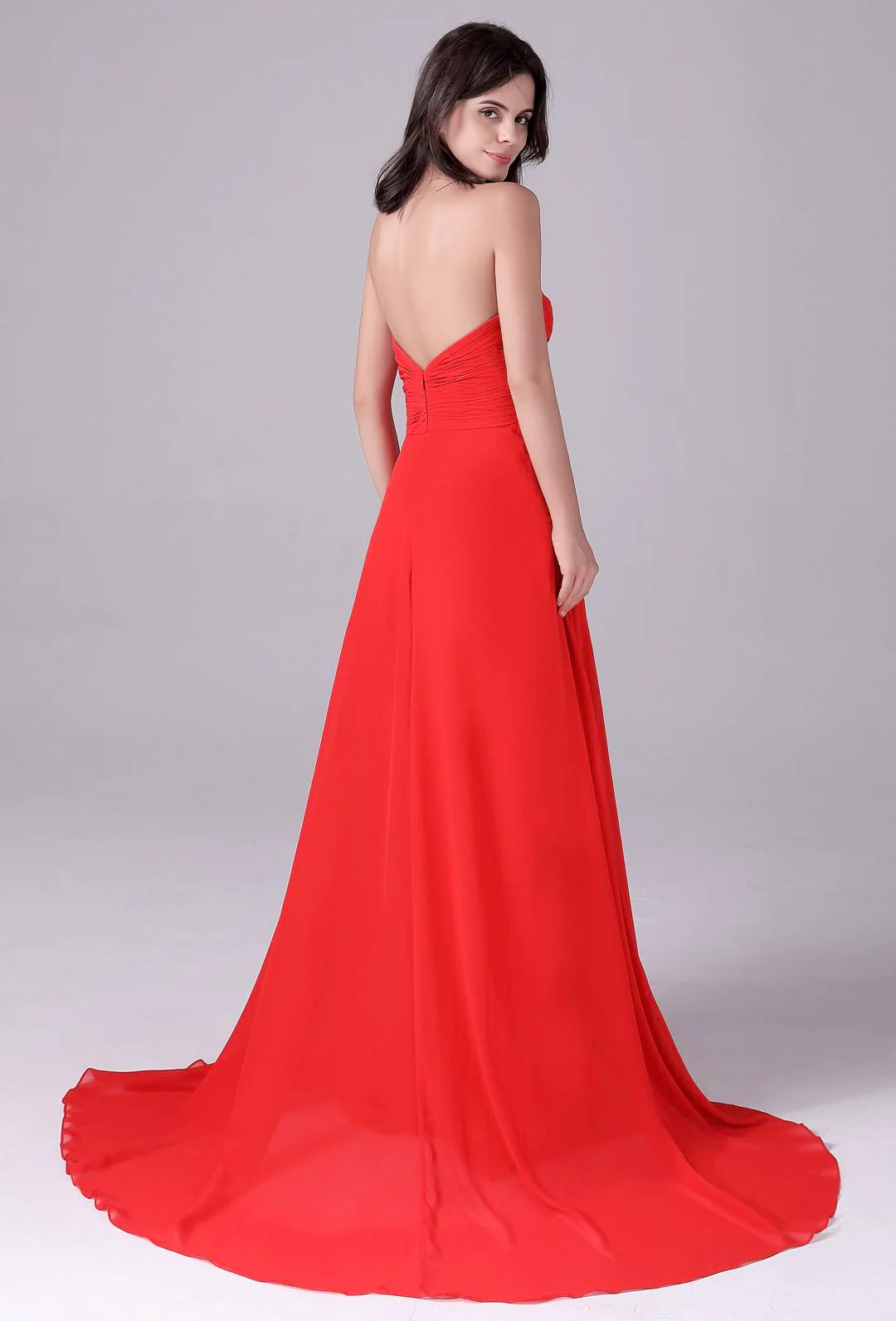 Mermaid Strapless Long Length Backless Mother’s dress - Image 6