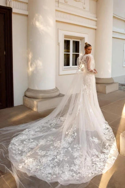 Noble sweetheart sleeveless mermaid lace Wedding Dresses - Image 2