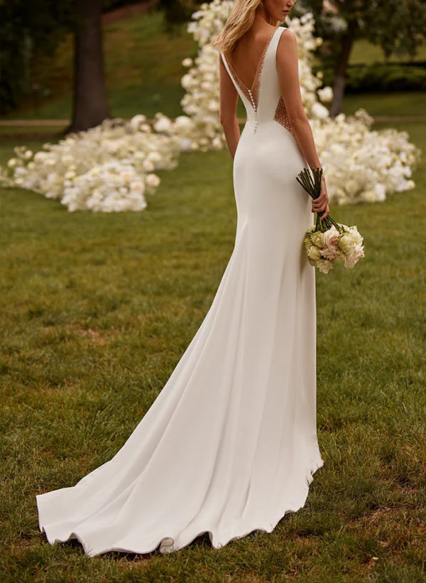 Open Back Wedding Dress - Image 4