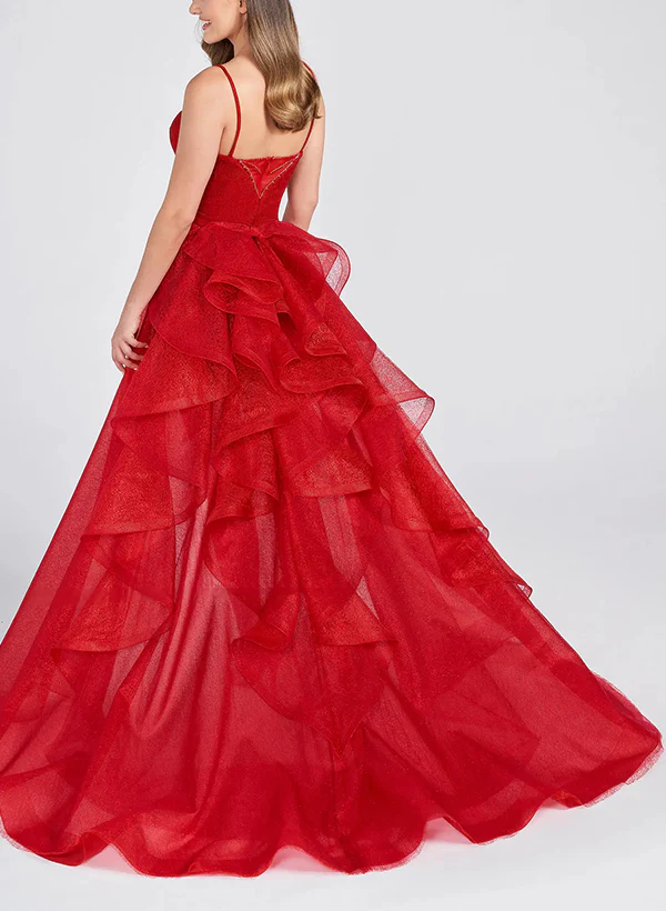 Sheath/Column Square Neckline Detachable Tulle Homecoming Dresses - Image 4