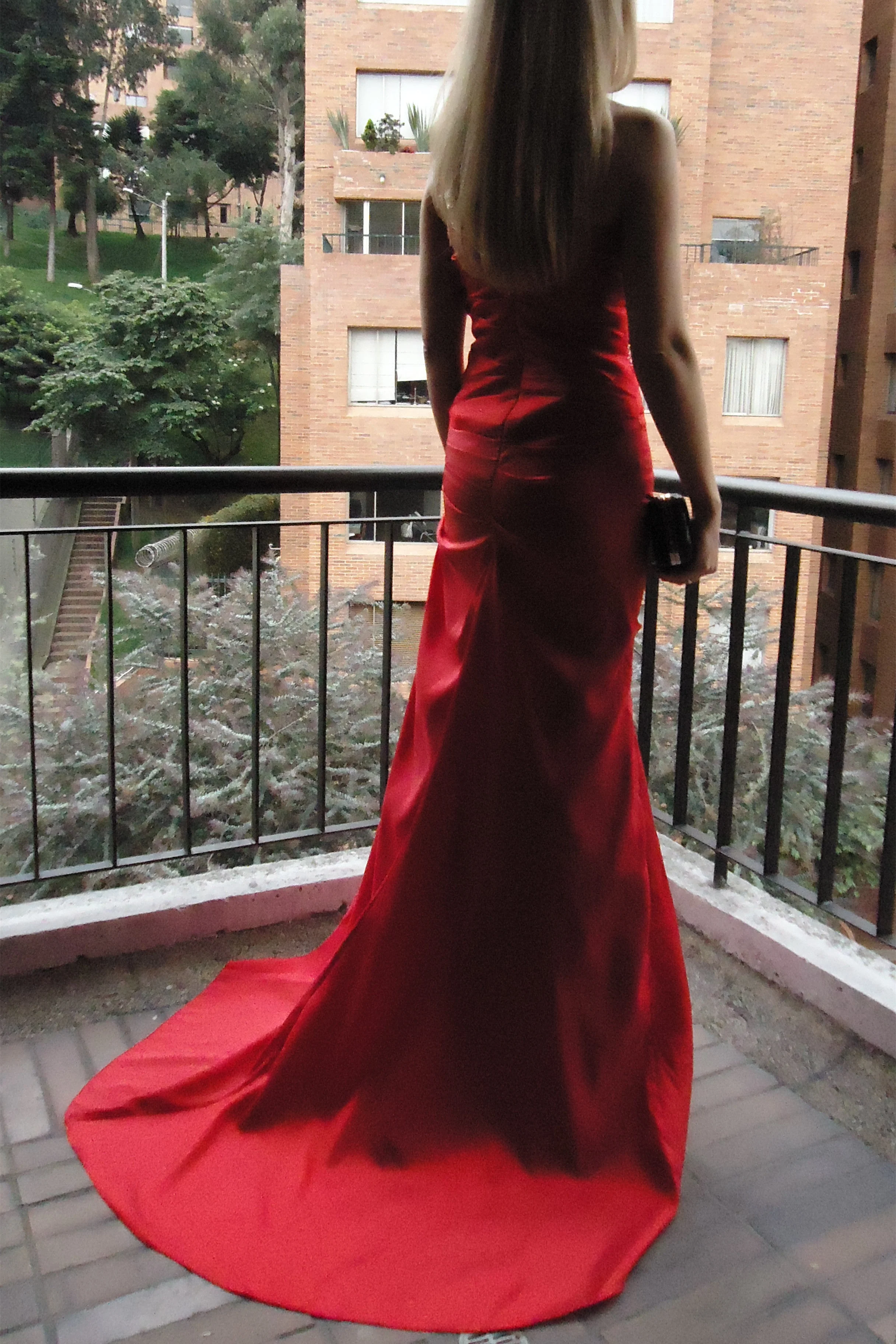 Sheath Sweetheart One-shoulder Floor Length Chiffon Rhinestone Evening Dress - Image 6