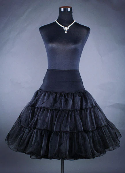 Short White Taffeta Boneless A Line Wedding Petticoats - Image 4