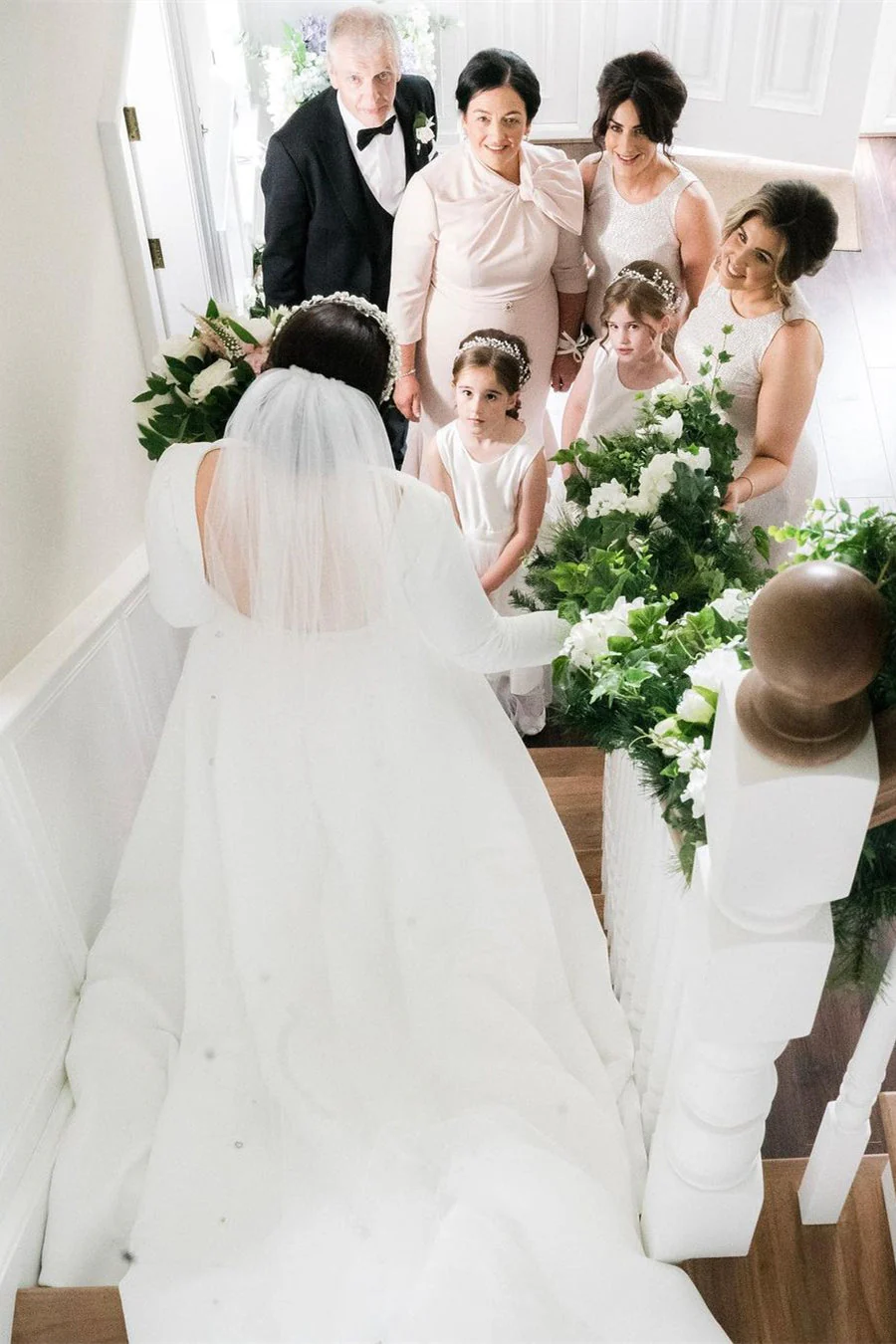 Beautiful Stunning Long Sleeves  Backless Wedding Dresses - Image 2