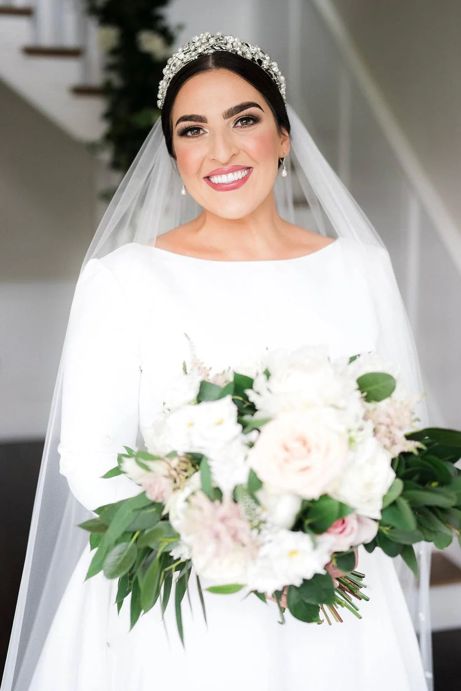 Beautiful Stunning Long Sleeves  Backless Wedding Dresses - Image 3