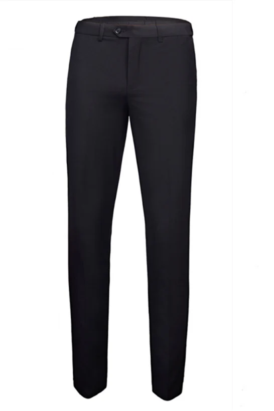 Simple Black Peaked Lapel Fashion Slim Fit Formal Men Suits - Image 3
