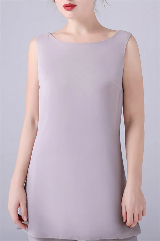 Sleeveless strap jewel casual mother's suit - Image 5