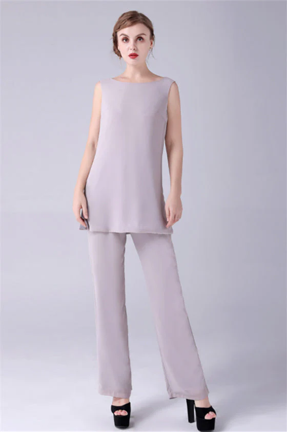Sleeveless strap jewel casual mother's suit - Image 7