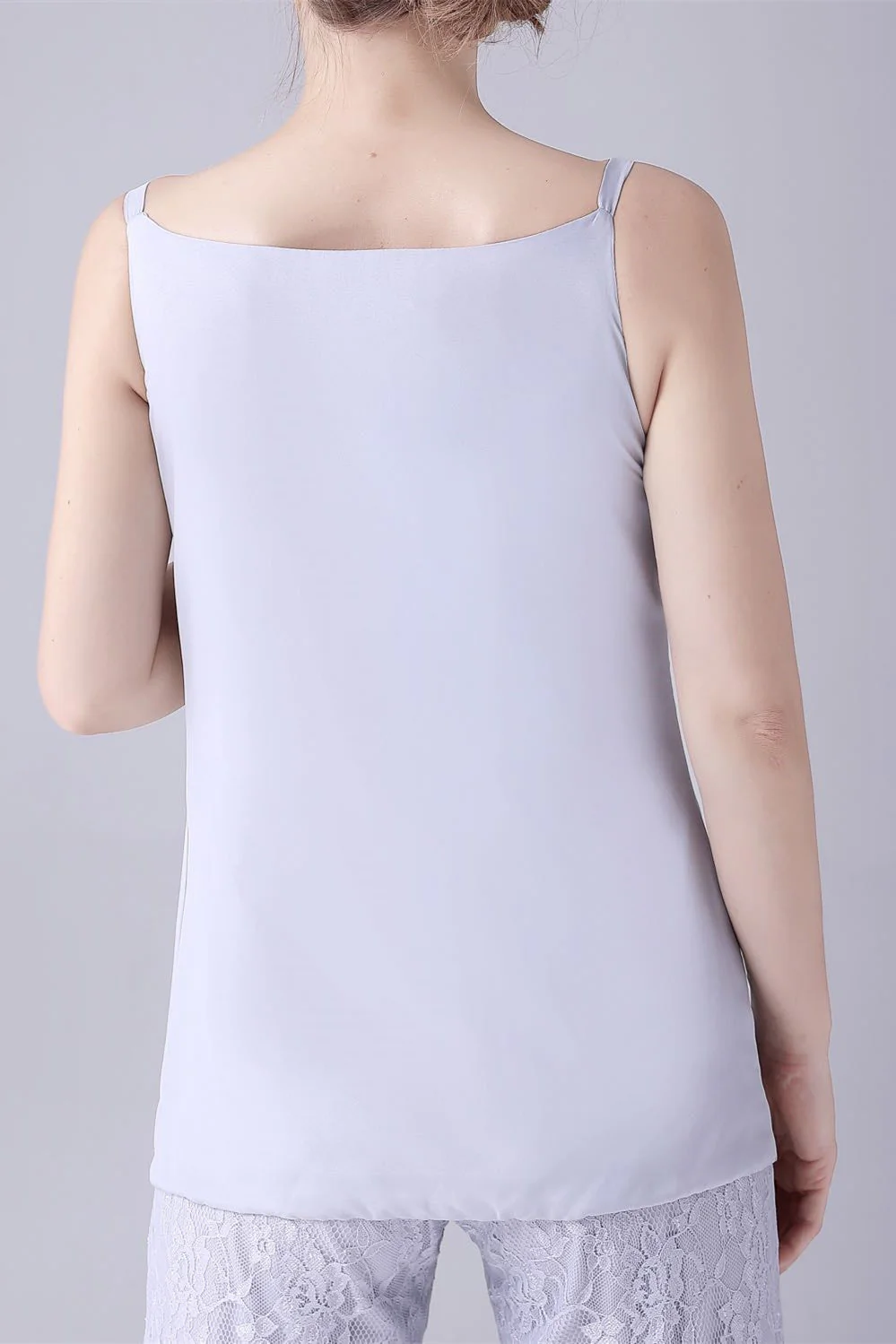 Spaghetti strap sleeveless lace vintage mother's suit - Image 5