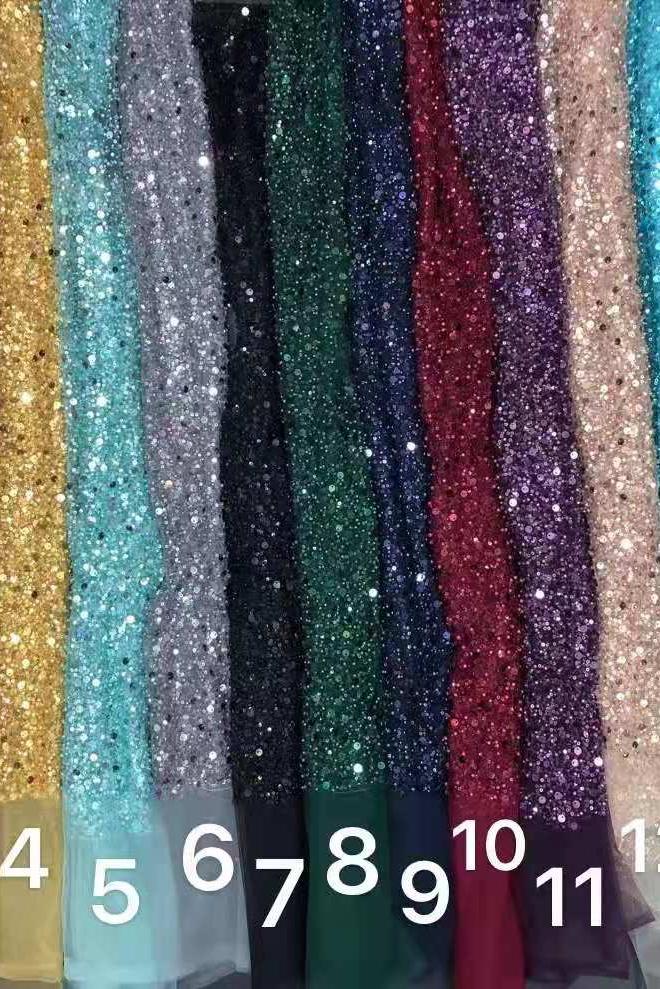 Sparkle One shoulder Sleeveless Sequined Mermaid Prom Party Gowns - Image 3