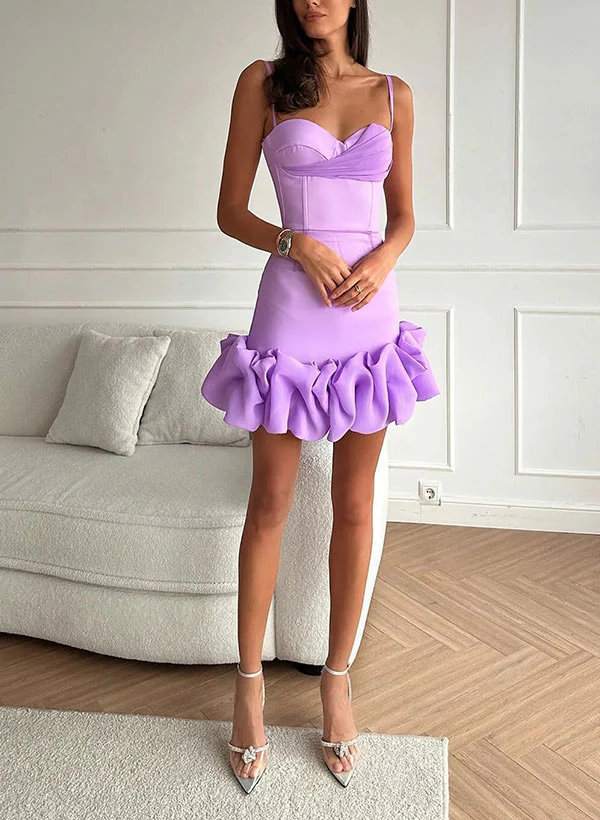 Sweetheart Sleeveless Short/Mini Homecoming Dresses - Image 4
