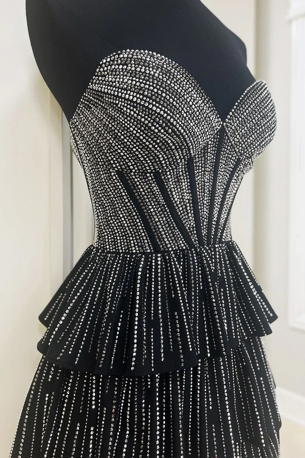 Delicate Sweetheart Sparkle Special Princess Homecoming Dresses with Ruffles - Image 3