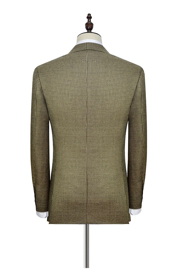 Three Pockets with Flaps Aureate Mens Suits Peak Lapel Suits for Formal - Image 2