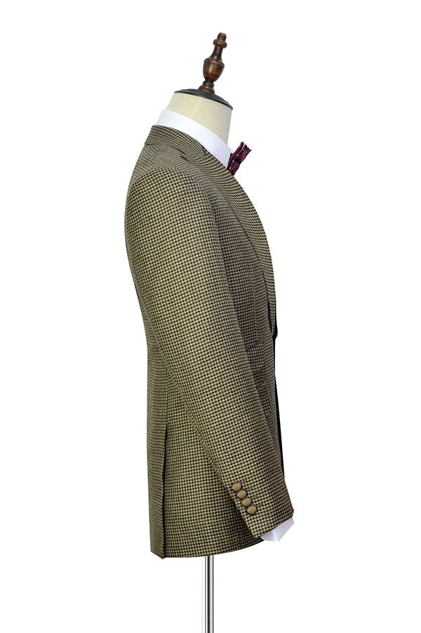 Three Pockets with Flaps Aureate Mens Suits Peak Lapel Suits for Formal - Image 5