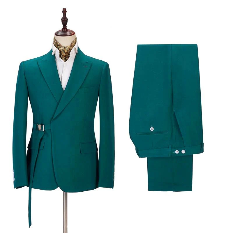 Elegant Peaked Lapel Prom Outsfits Men Suits - Image 2