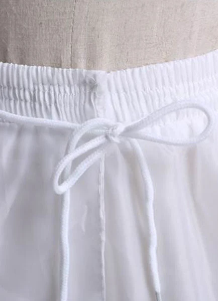 Tulle Ivory A Line Layer 3 Hoop Wedding Petticoat - Image 8