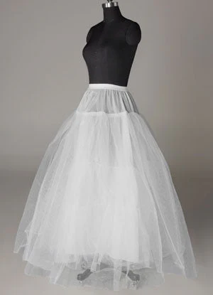 White Ball Gown Tulle 3 tier Bridal Crinoline Slip Wedding Petticoat - Image 3