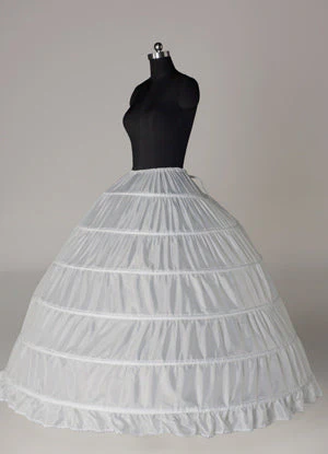 White Taffeta Full Gown Slip Bridal crinoline Wedding Petticoat - Image 3